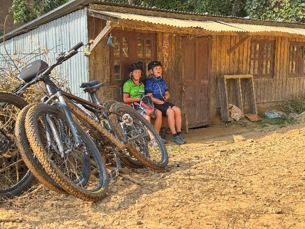 Rotsige single tracks in Shivapuri National Park